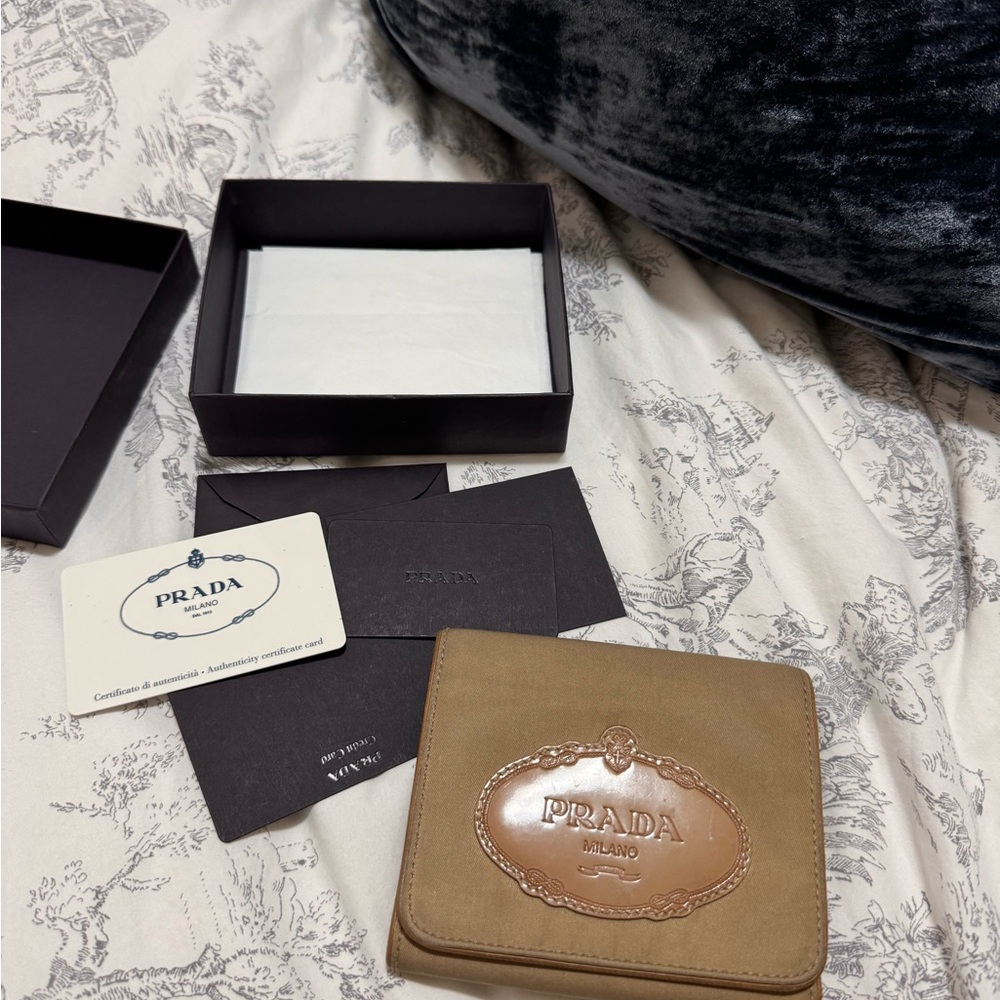 Prada Brown Leather Wallet